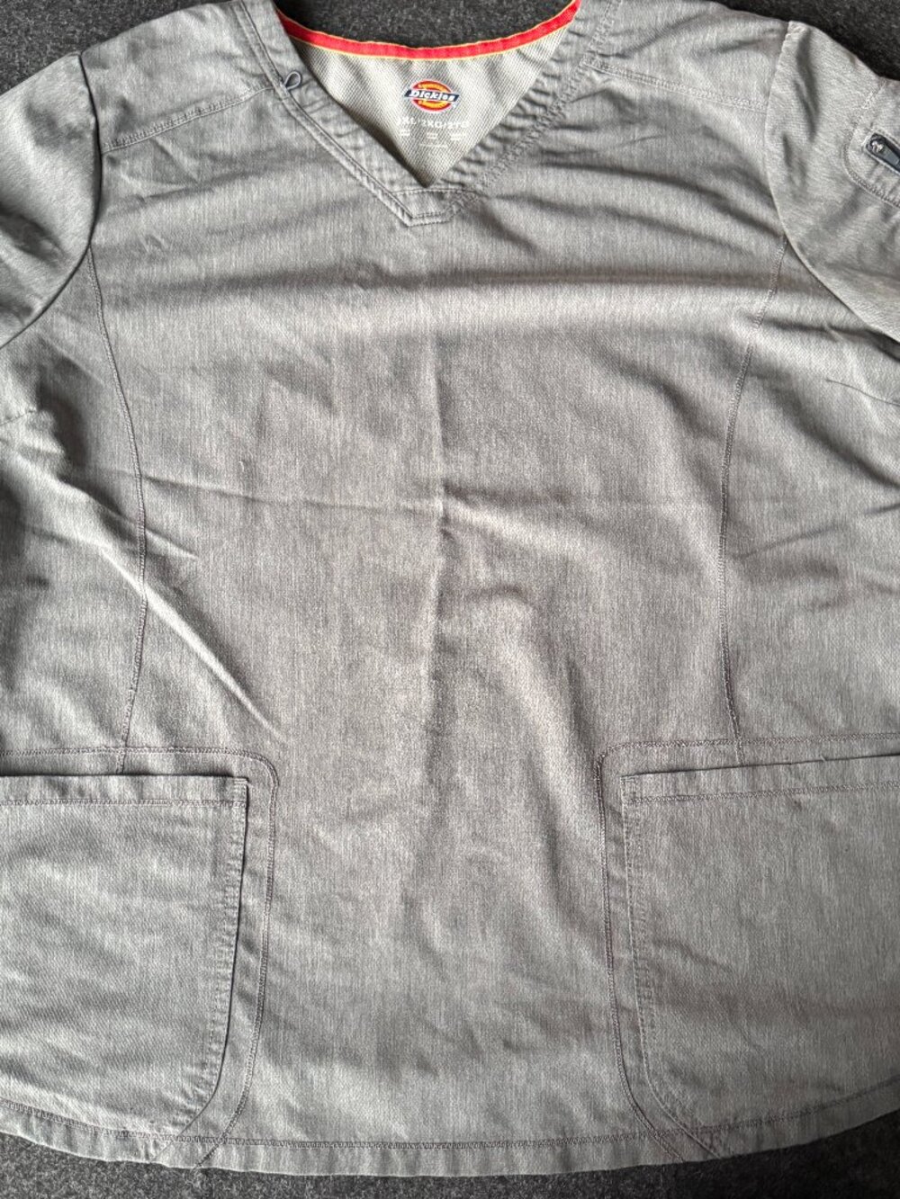 Dickies Xtreme Stretch Scrub Top 2XL Gray
